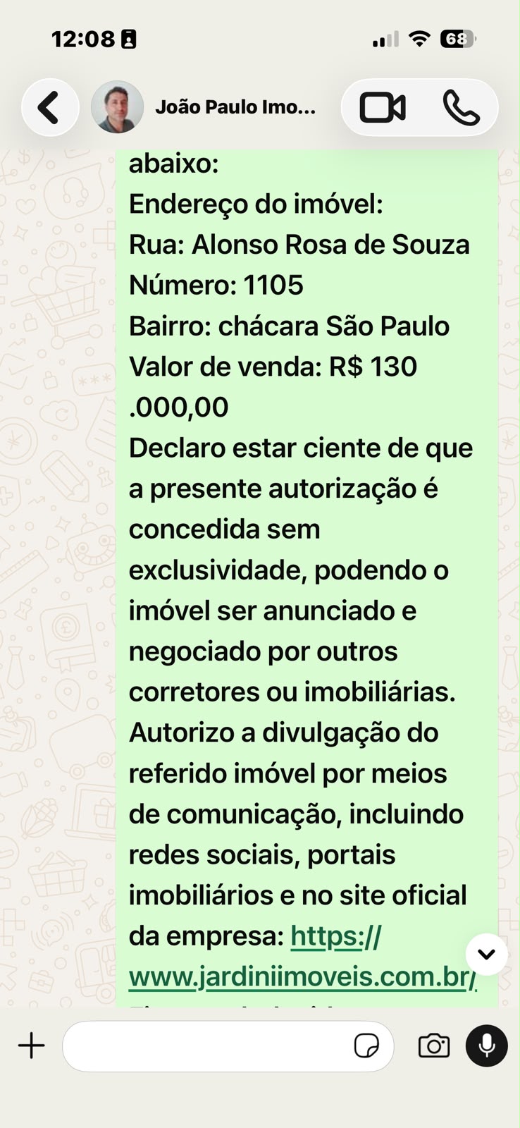 Terreno no bairro Chácaras São Paulo à Venda