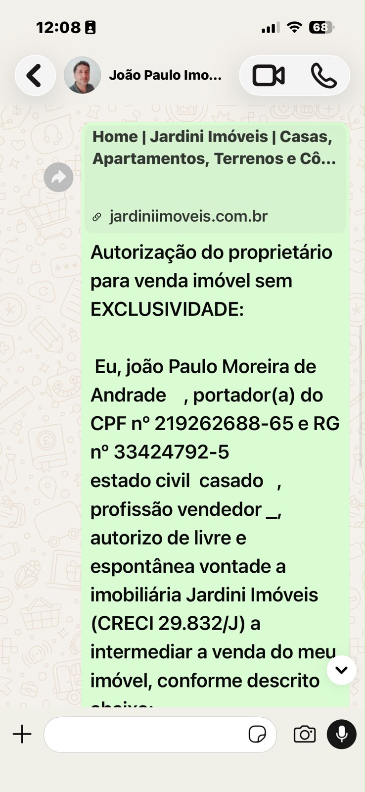 Terreno no bairro Chácaras São Paulo à Venda
